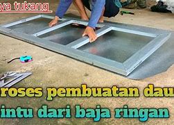 Bikin Pintu Kamar Mandi Dari Baja Ringan